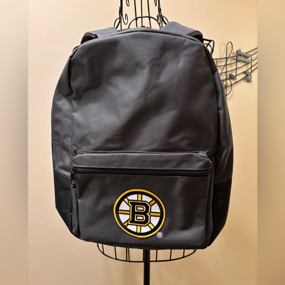 NWOT NHL Black Boston Bruins Backpack by Port Authority